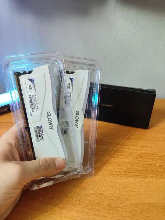 Memória RAM 8gb 2x ddr4 de gloway 3000 Mhz RGB - Foto 2