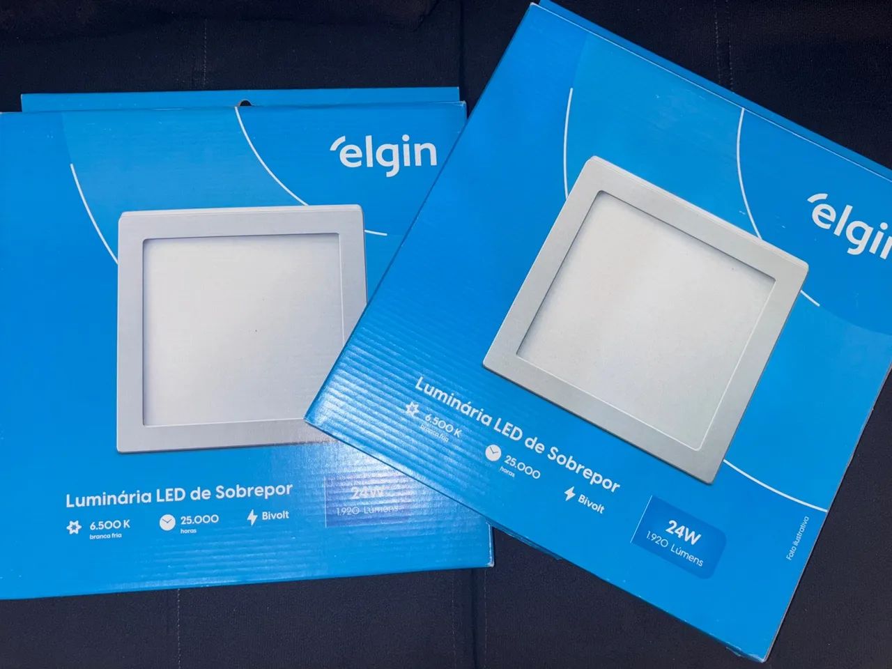 2 Luminárias LED Elgin 24W - Bivolt - Foto 3