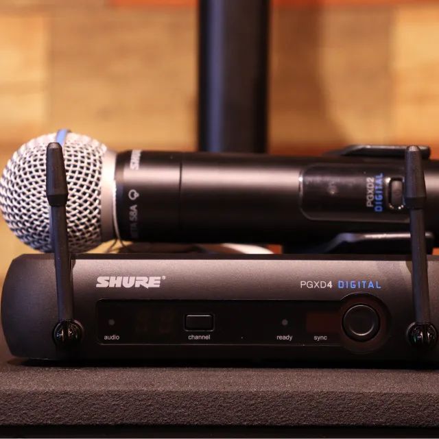 Microfone Sem Fio Shure Sem BodyPack PGXD24/BETA58-X8 - Foto 3