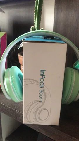 Headphone Inpods Boom Led Bluetooth Wireless Micro Sd - Foto 3