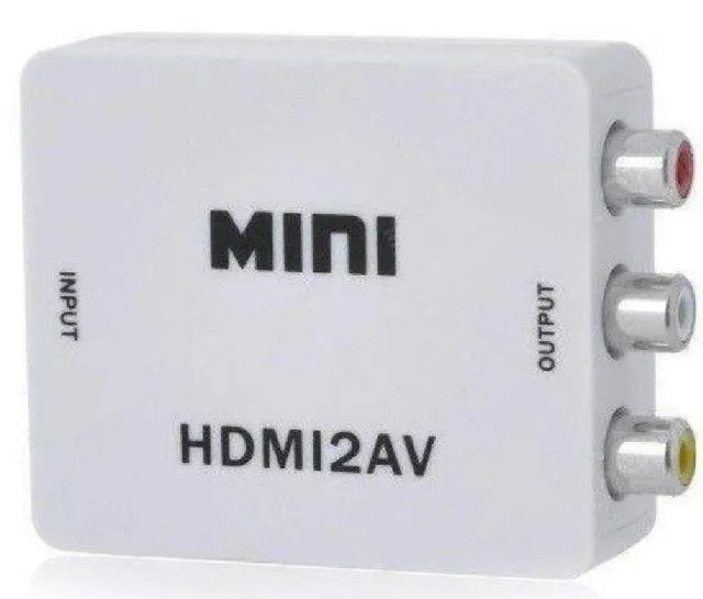 Adaptador Conversor De Vídeo De Hdmi Para Rca Av Vídeo Composto HDMI2AV