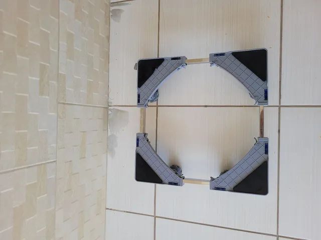 Vendo suporte para maquina de lavar, geladeira  etc - Foto 5
