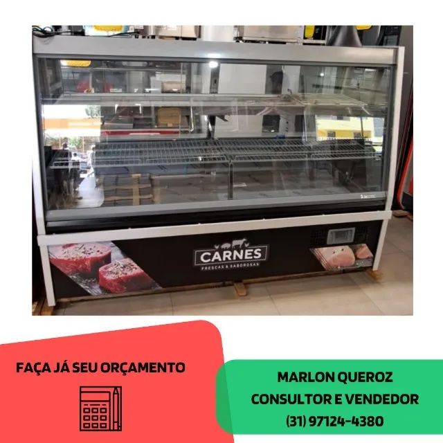 Balcao de Açougue Gelopar 220v 2 Metros