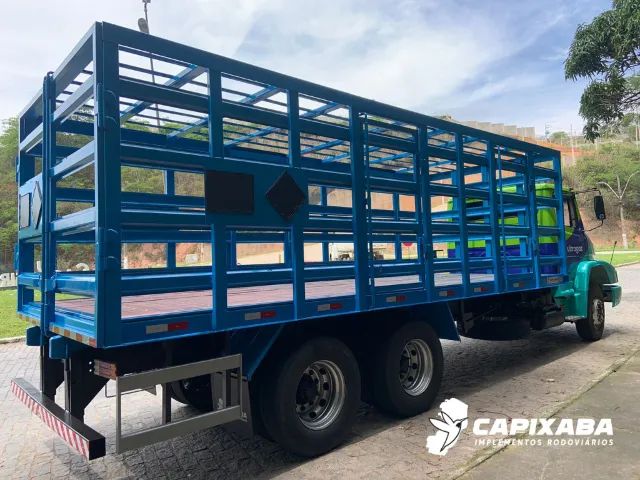Carroceria truck gaiola transporte de gás botijão P13 - Foto 6