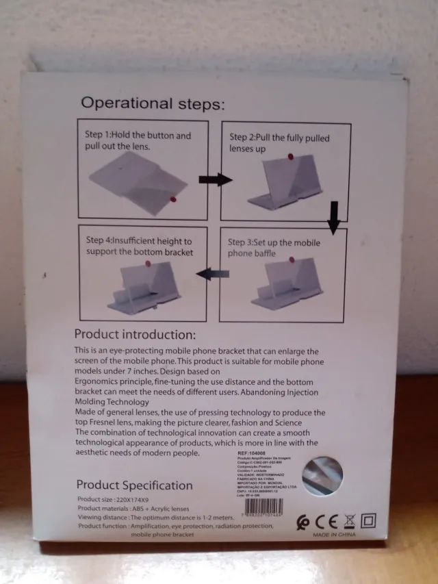  Amplificador de vídeo 3D para celular - Foto 4
