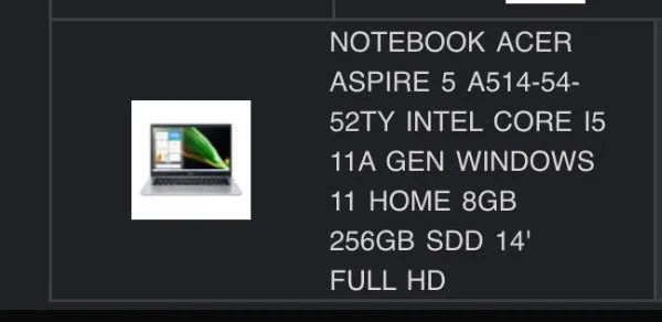 Notebook Acer seminovo SOMENTE VENDA