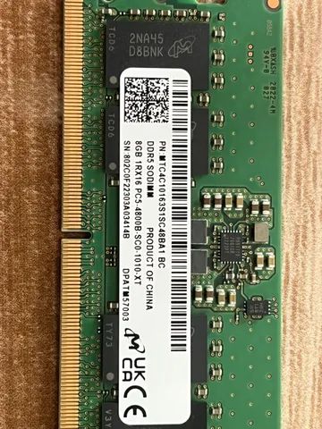 Memória Ram 8Gb Ddr5 para Notebook65049960242818123