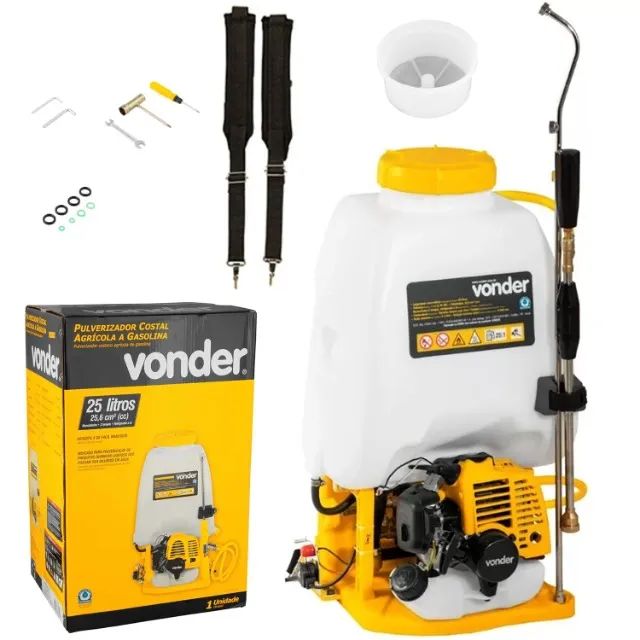 Pulverizador Costal Gasolina 25 Litros Vonder Motor 2t - Foto 2