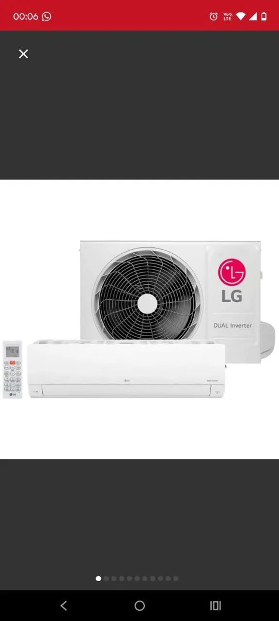 Ar condicionado Split inverter 9.000 LG VOICE