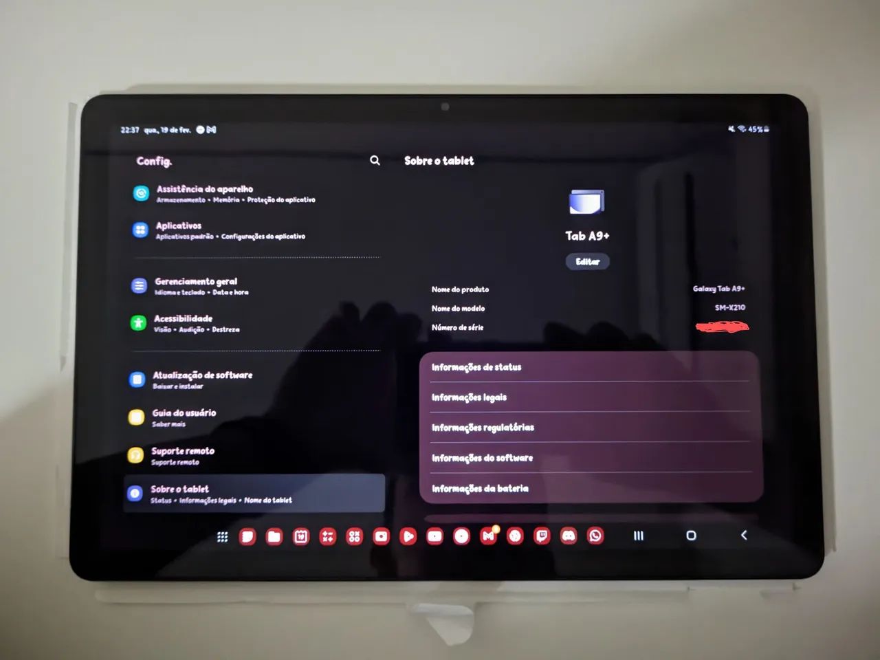 Tablet Samsung Galaxy Tab A9+ 64GB Completo na garantia *leia o anúncio* - Foto 3