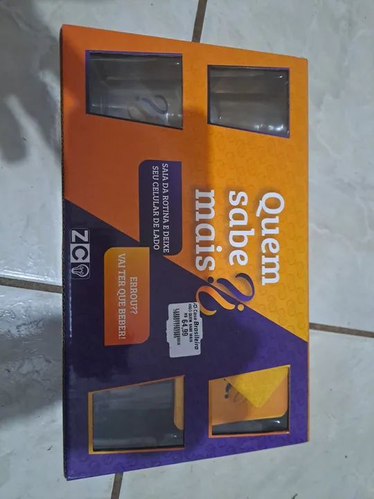 Jogo de copos Quem Sabe Mais - Novo