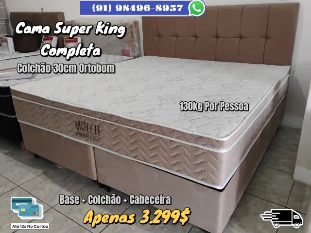 Cama Super King Completa