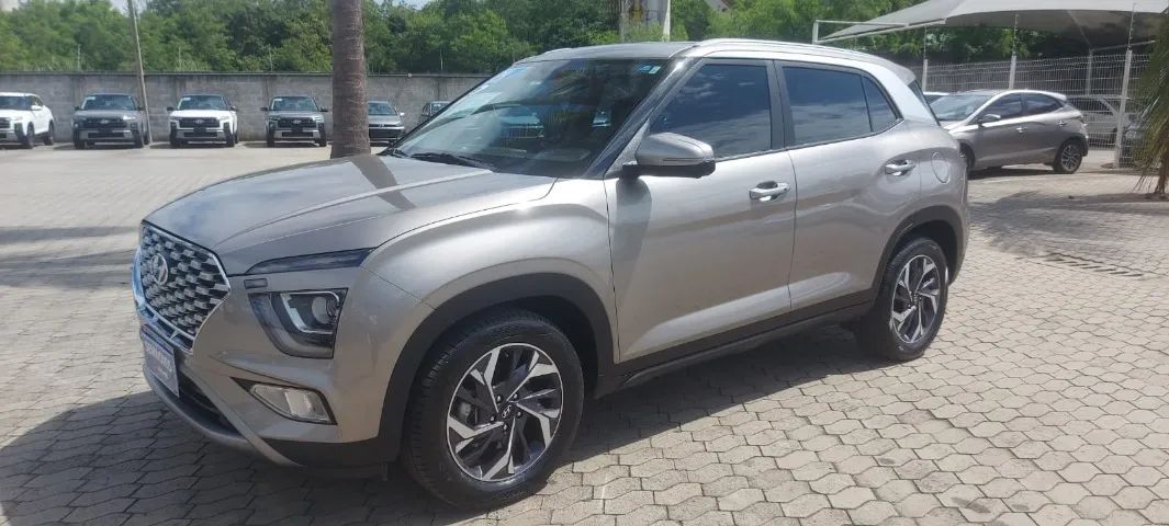 CRETA PLATINUM S/TETO SOLAR 1.0 TGDI AT 2023/2024 - 26.000KM PRATA - Foto 2