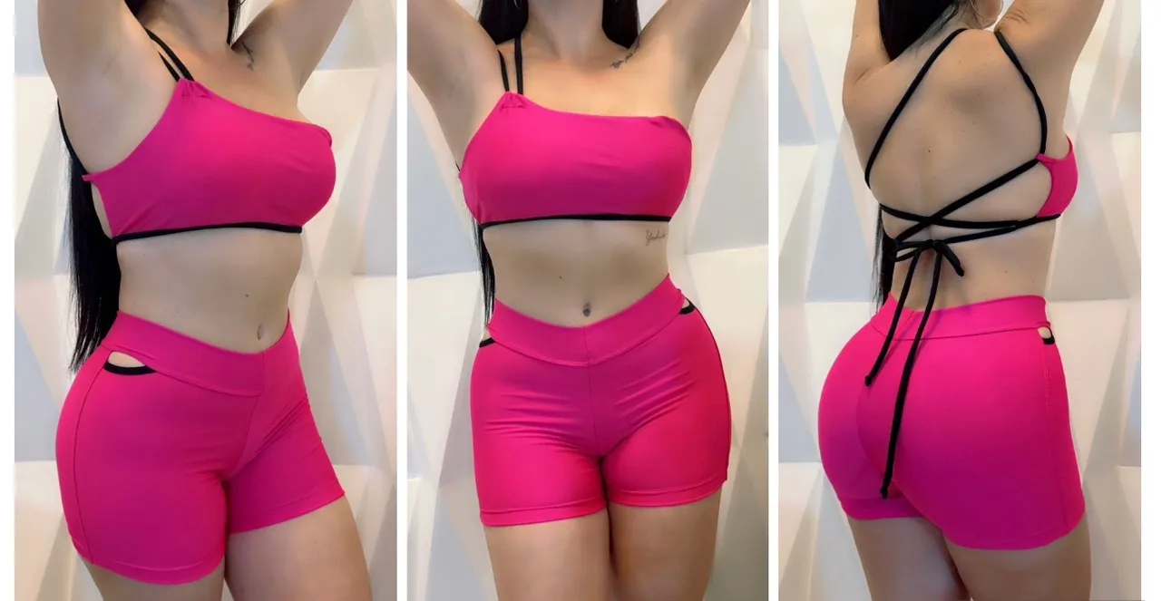 Conjunto de academia Fitness 