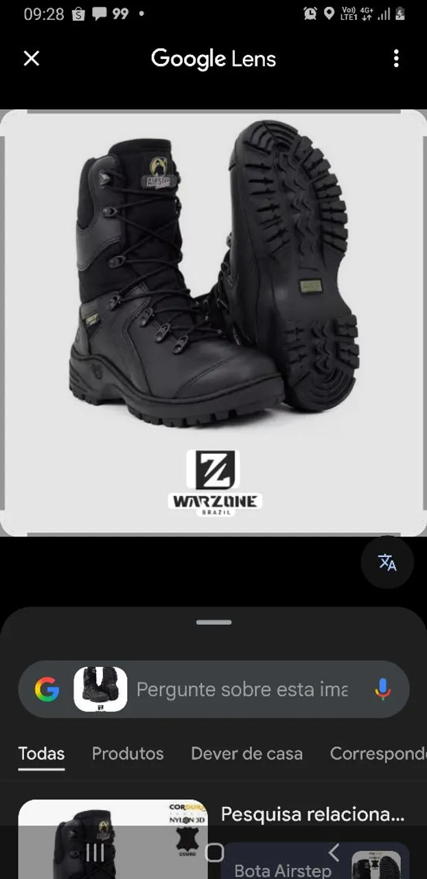 Bota Tática Airstep Arivity