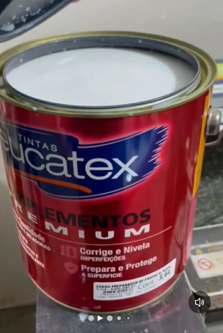  Fundo preparador de parede 3.6 lts Eucatex  Premium 