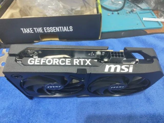 Placa de vídeo Nvidia RTX 5050 MSI Shadow 2x Oc - Somente Venda - Foto 2