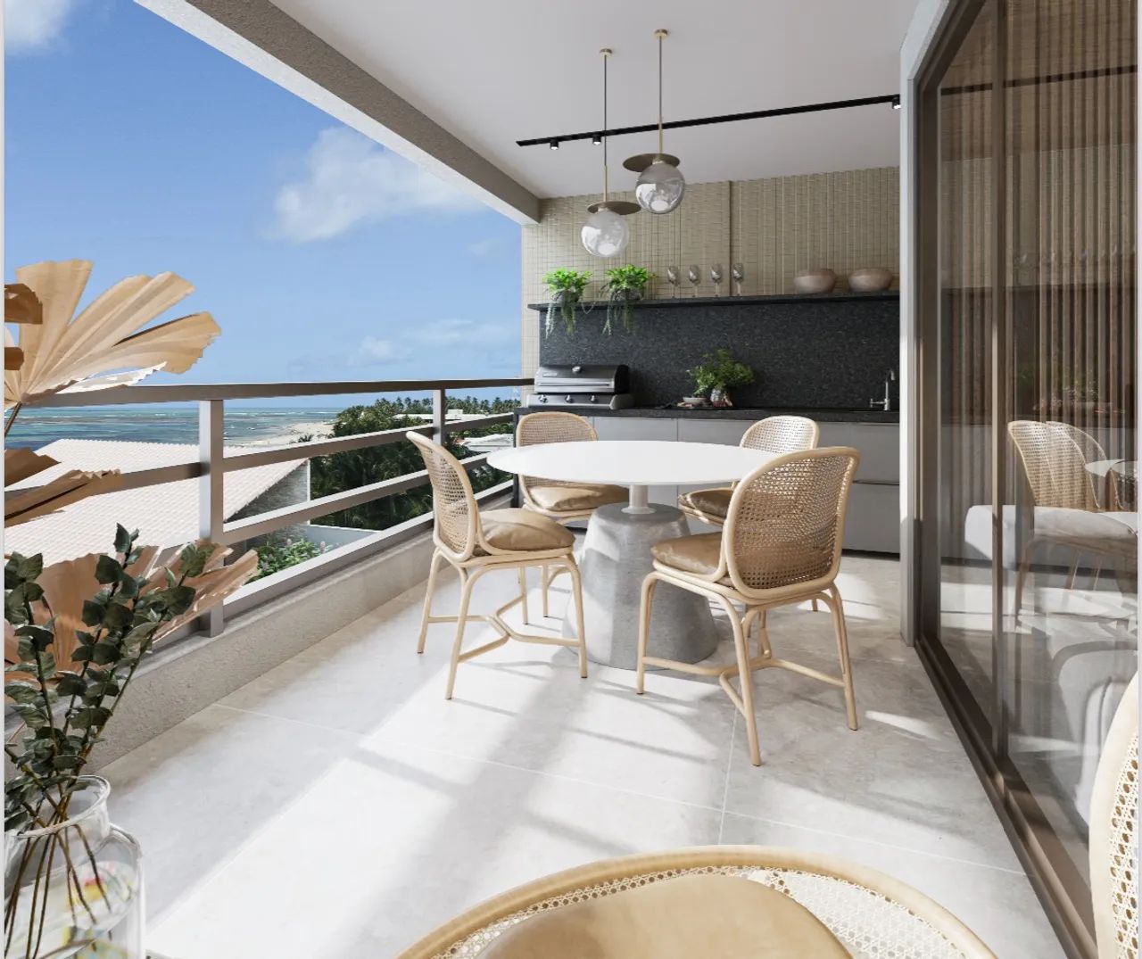 Vendo excelente apartamento próximo à praia de Tamandaré, com 3 quartos e lazer. - Foto 2