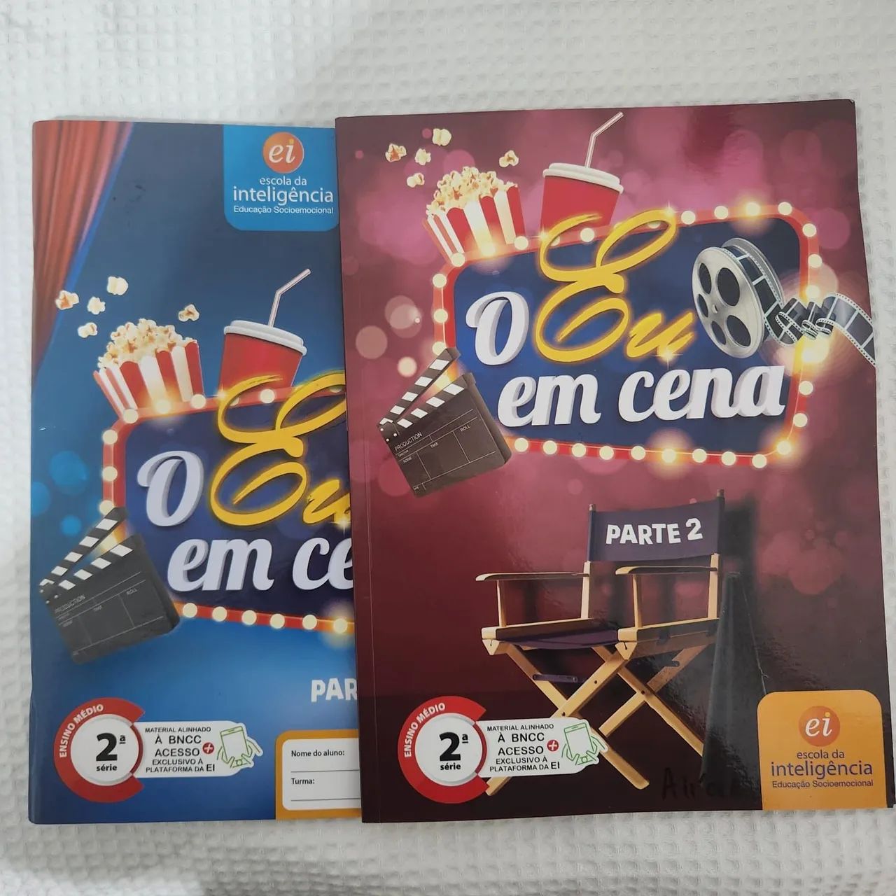 Livros escola da inteligência "eu em cena" 