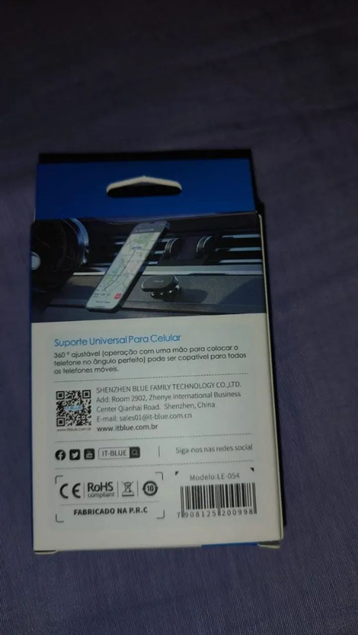 Suporte veicular magnético para celular  - Foto 2