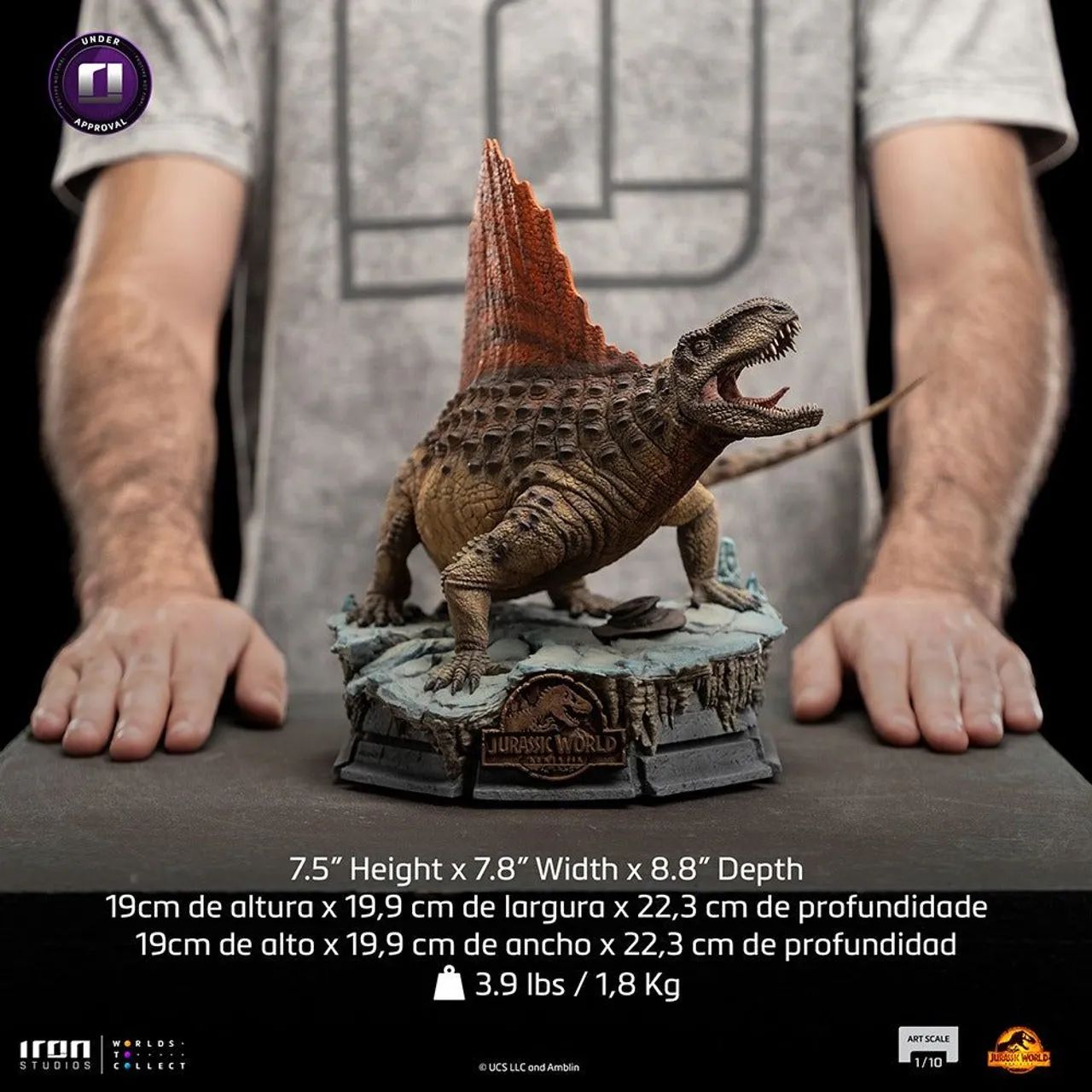 Dimetrodon deluxe Jurassic World - Iron Studios 1/10 - Foto 2