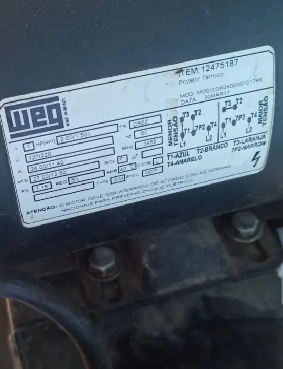 Compressor de ar Onix Pro Pressure 10/100 V - Foto 3