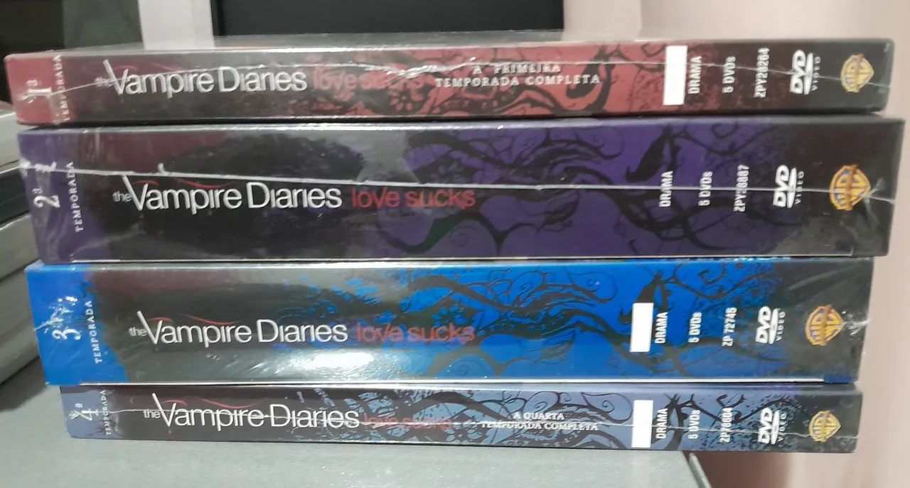 Coleção The Vampire Diaries - 4 Temporadas