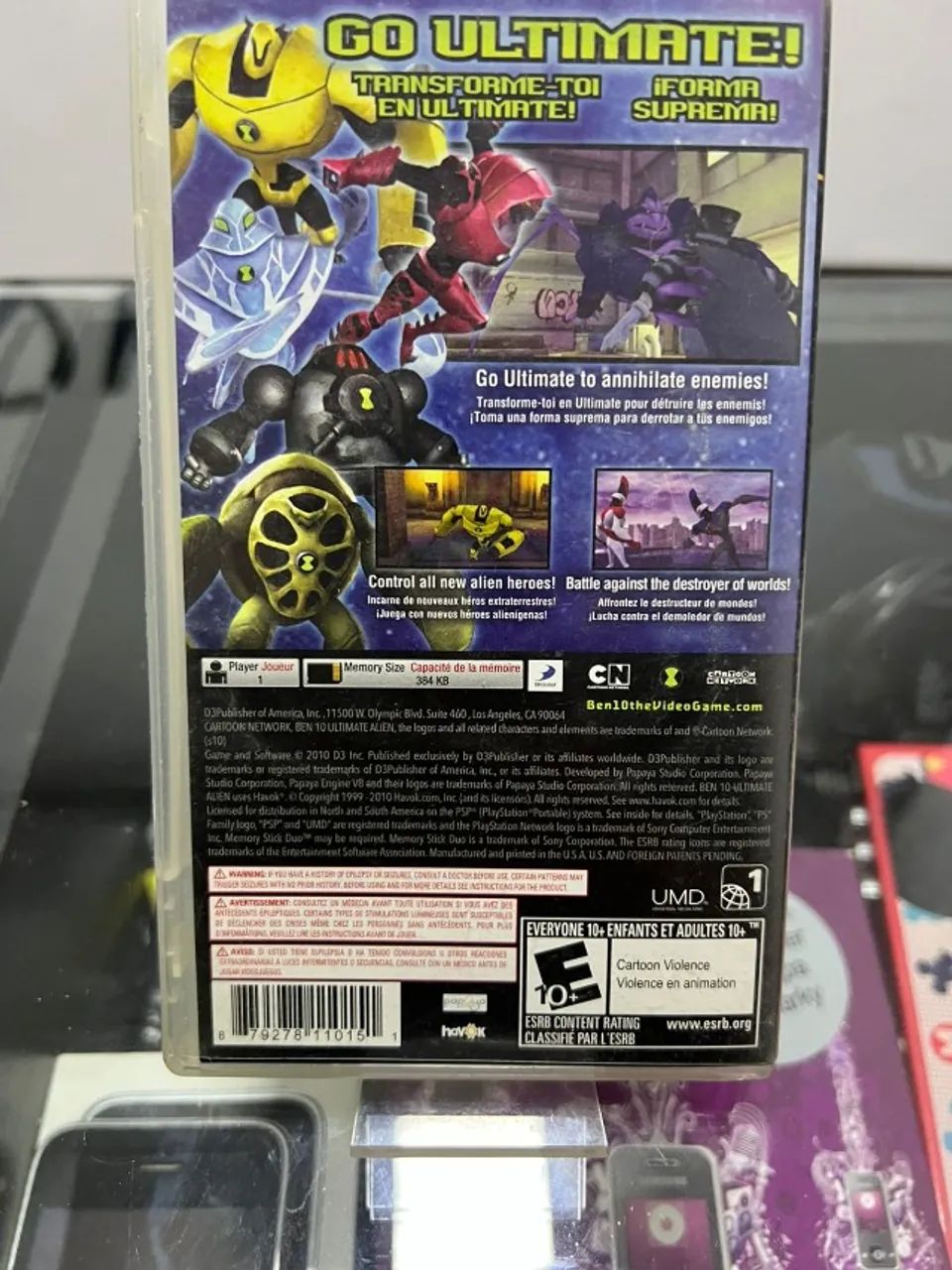 Jogo PSP BEN 10 ULTIMATE ALIEN - Foto 2