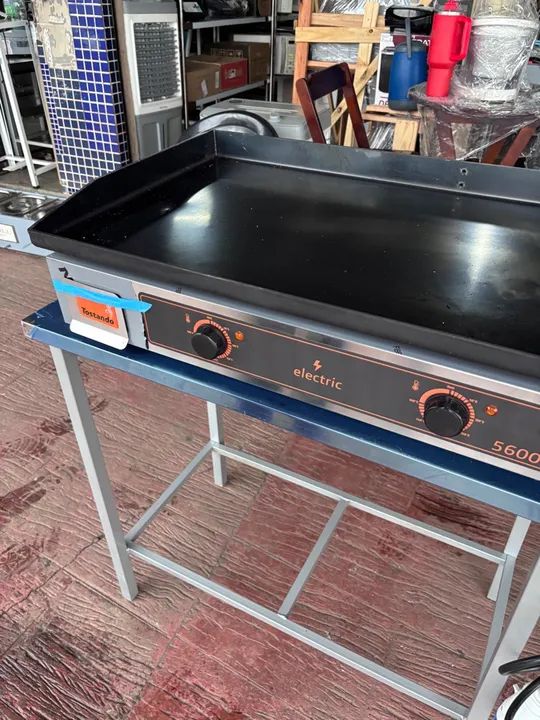 Chapa Elétrica para Lanches 5600W - Foto 5