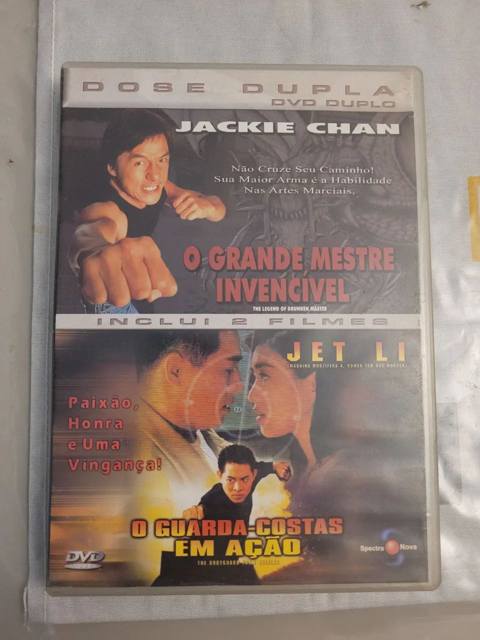 DVD - Jackie Chan e Jet Li Duplex Mídia Original - DVD, Blu-Ray e