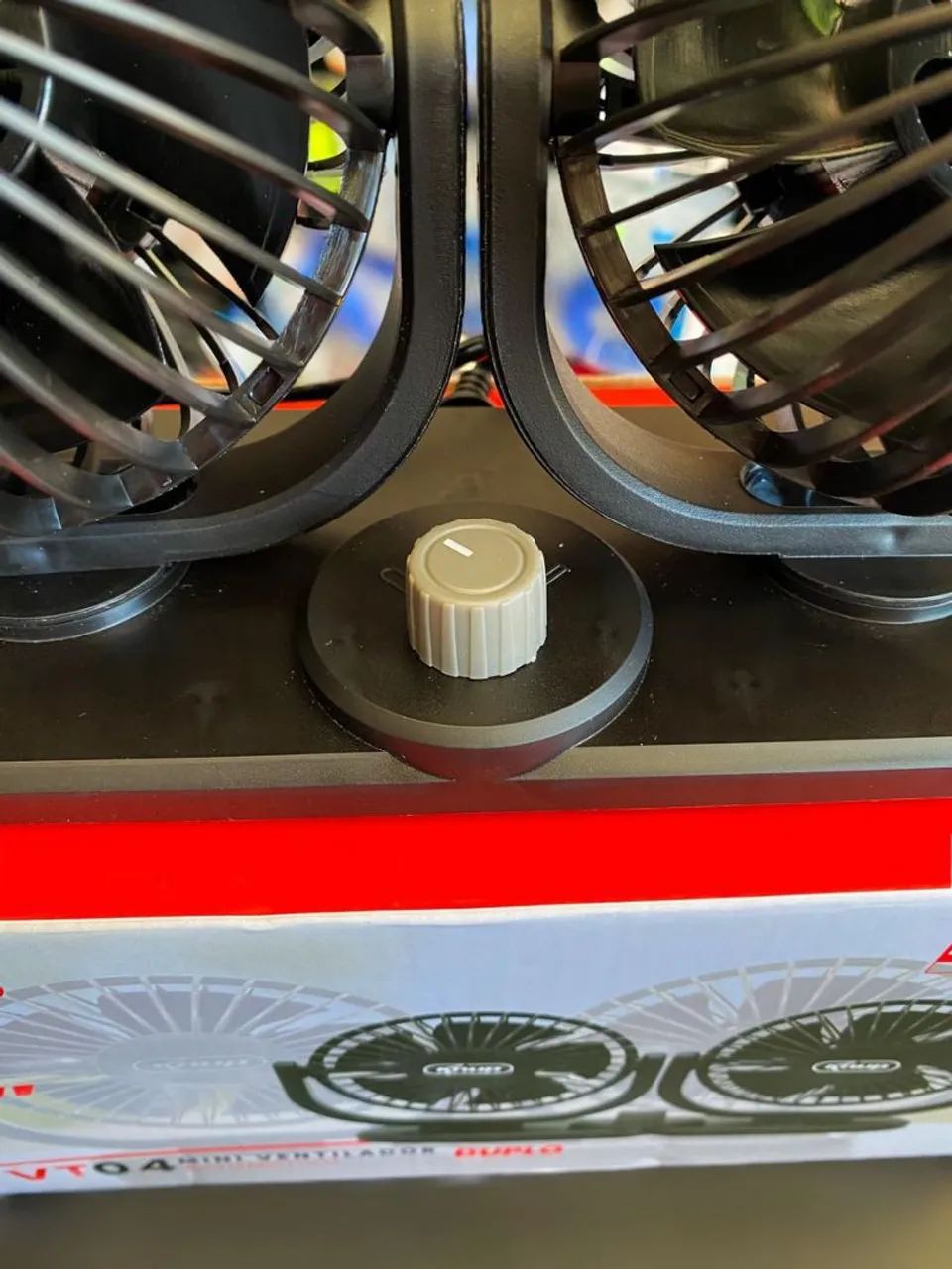 Mini Ventilador Duplo 24V para Caminhão - Novo! - Foto 2
