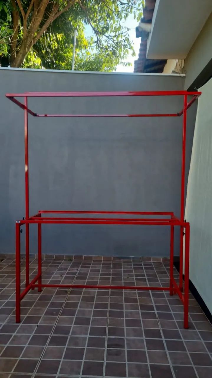 Barraca de Feira Desmontável em Metalon e MDF - Prática, Moderna e Funcional - Foto 3