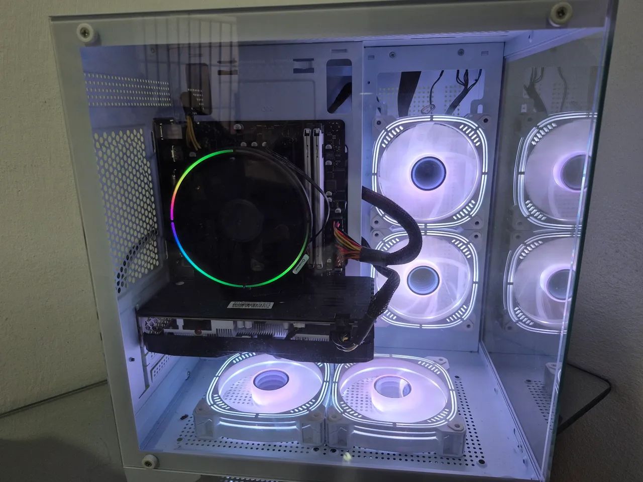 PC Gamer Completo - Ryzen 5 5500 - RX 6600 - 16GB RAM - Foto 3