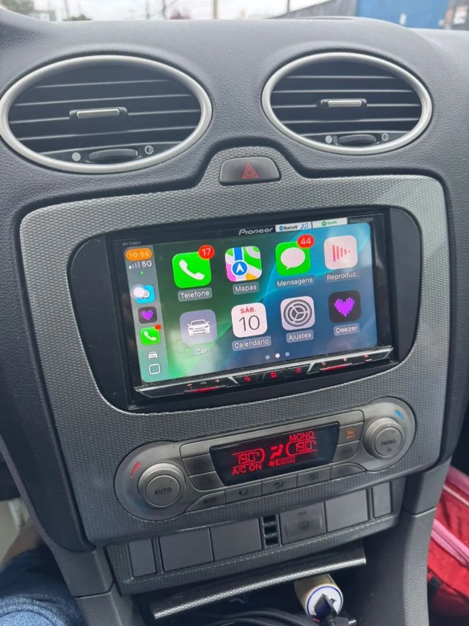 Multimídia Pionner Avh-z5180tv C/ Tv Dvd Carplay Androidauto - Foto 3