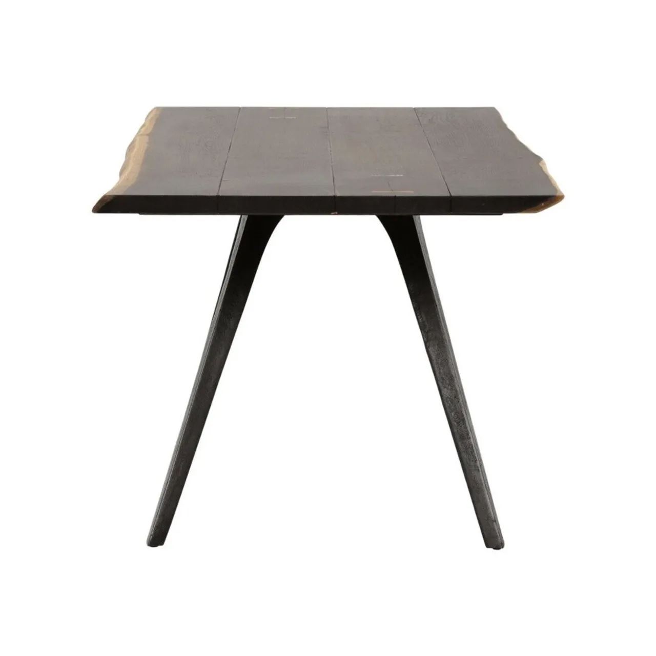 Mesa de Jantar 6 lugares importada - Carvalho Maciço Queimado - Foto 4