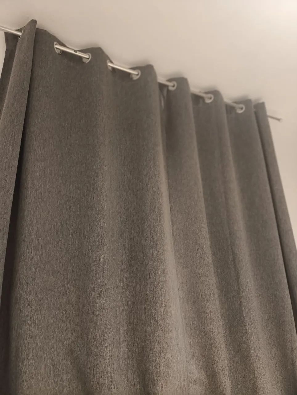 Cortina Cinza Escuro para Quarto com blackout . - Foto 2