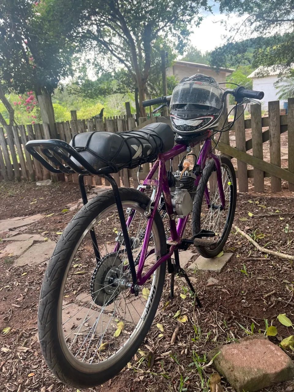 Bicicleta Motorizada Roxa65562822536833122
