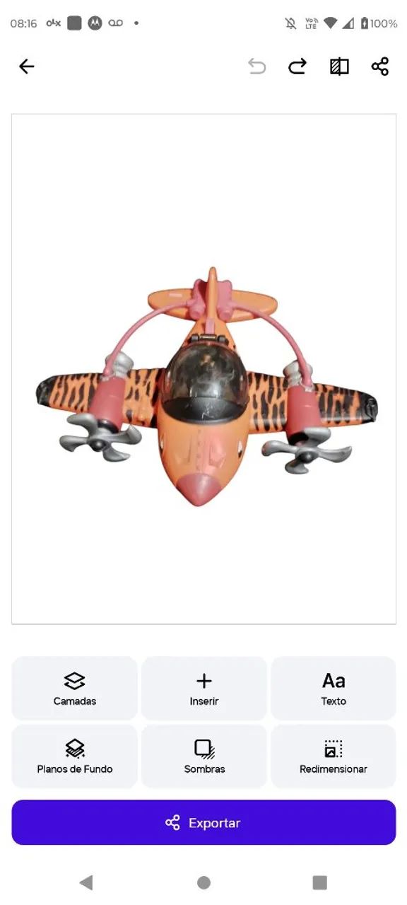 Avião Tubarão com Boneco - Foto 3