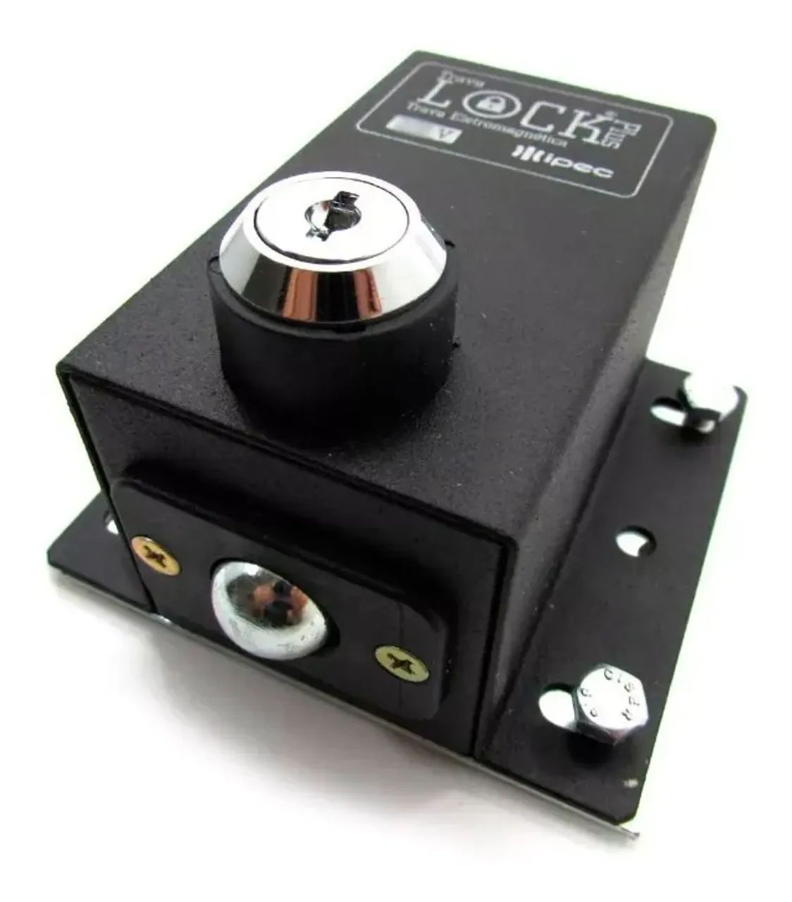 Kit Trava De Segurança Para Portão Basculante 220v Ipec Lock Plus - Foto 5