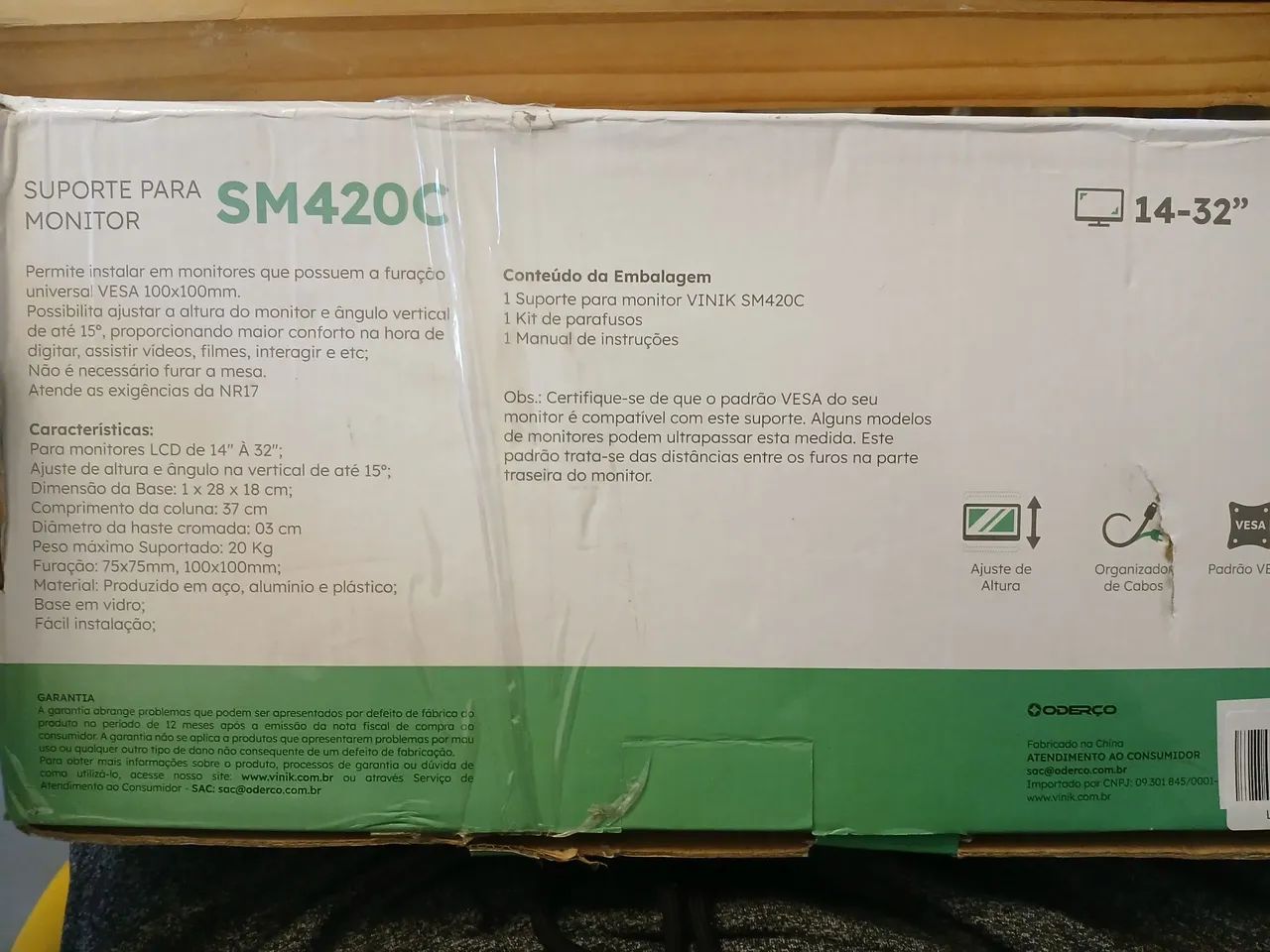 Suporte para Monitor VINIK SM420C - Foto 2