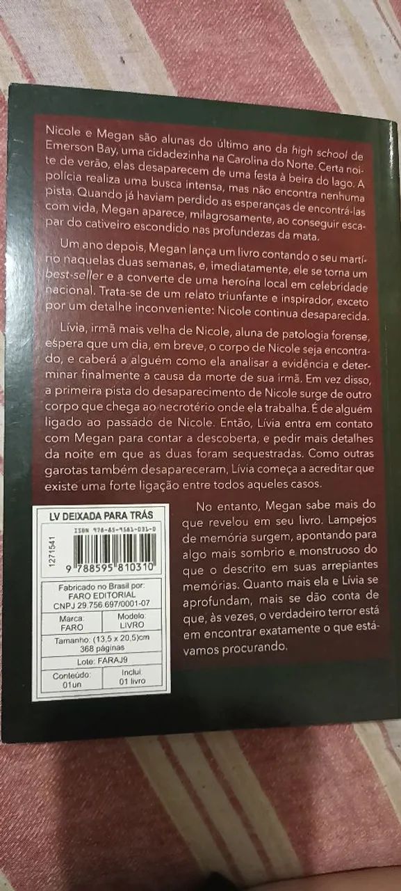 Livros A Garota do Lago e Deixada para Trás - Foto 5
