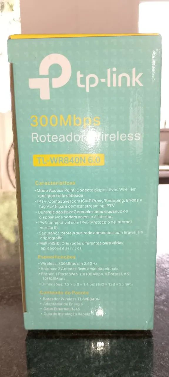 Roteador Wireless Tp-Link 300Mbps TL-WR840N GO - Foto 4