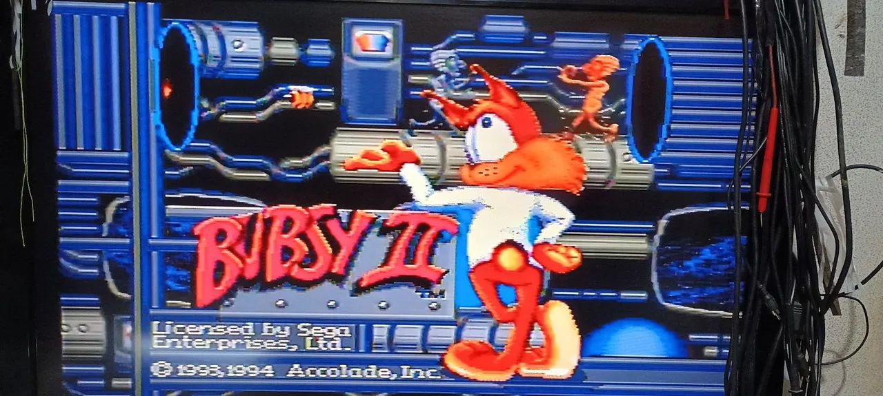 Mega Drive - Bubsy II  jogo 