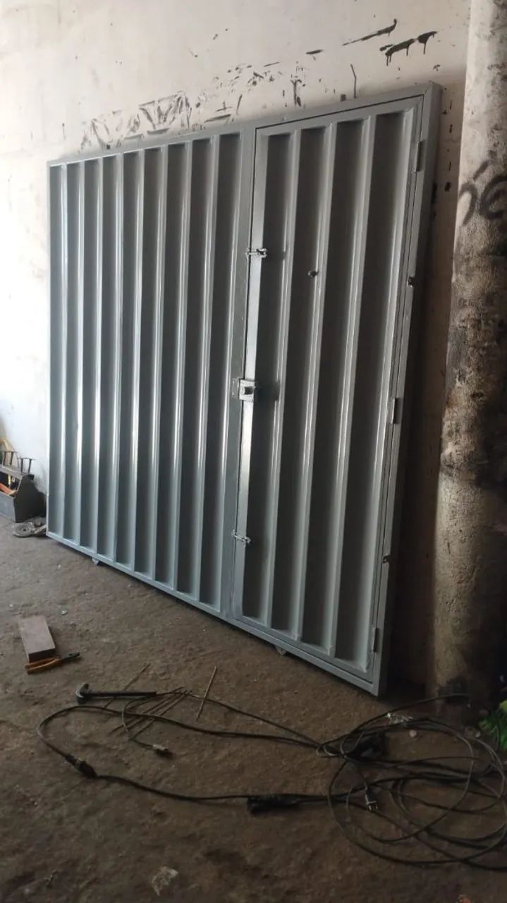 Portão pra garagem seminovo completo entrego gratis - Foto 3
