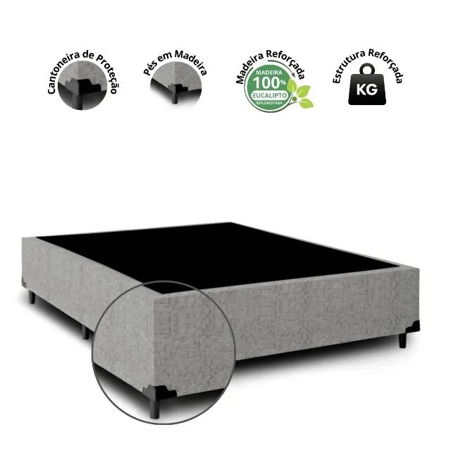CAMA CASAL COM FRETE E MONTAGEM GRATIS - Foto 5