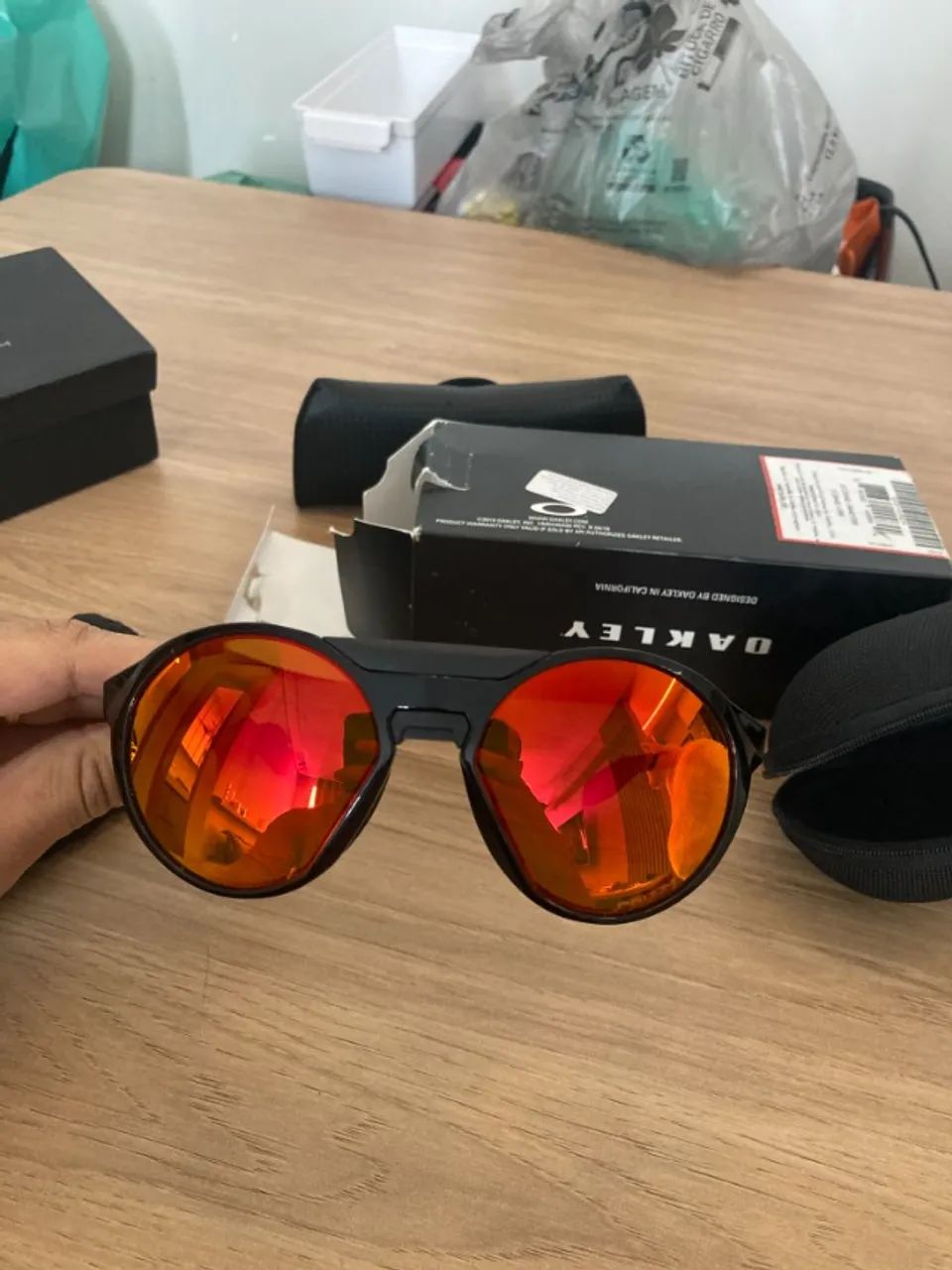 Óculos de Sol Oakley Clifden Prizm Polarized - Ruby Lens - Foto 4