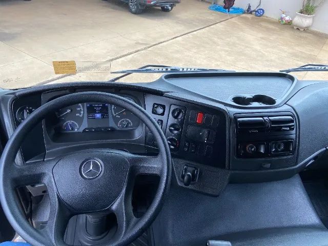 MERCEDES BENZ ATEGO 2430 ANO 2019 200.000KM ORIGINAL BAU SIDER COMPLETO  - Foto 10