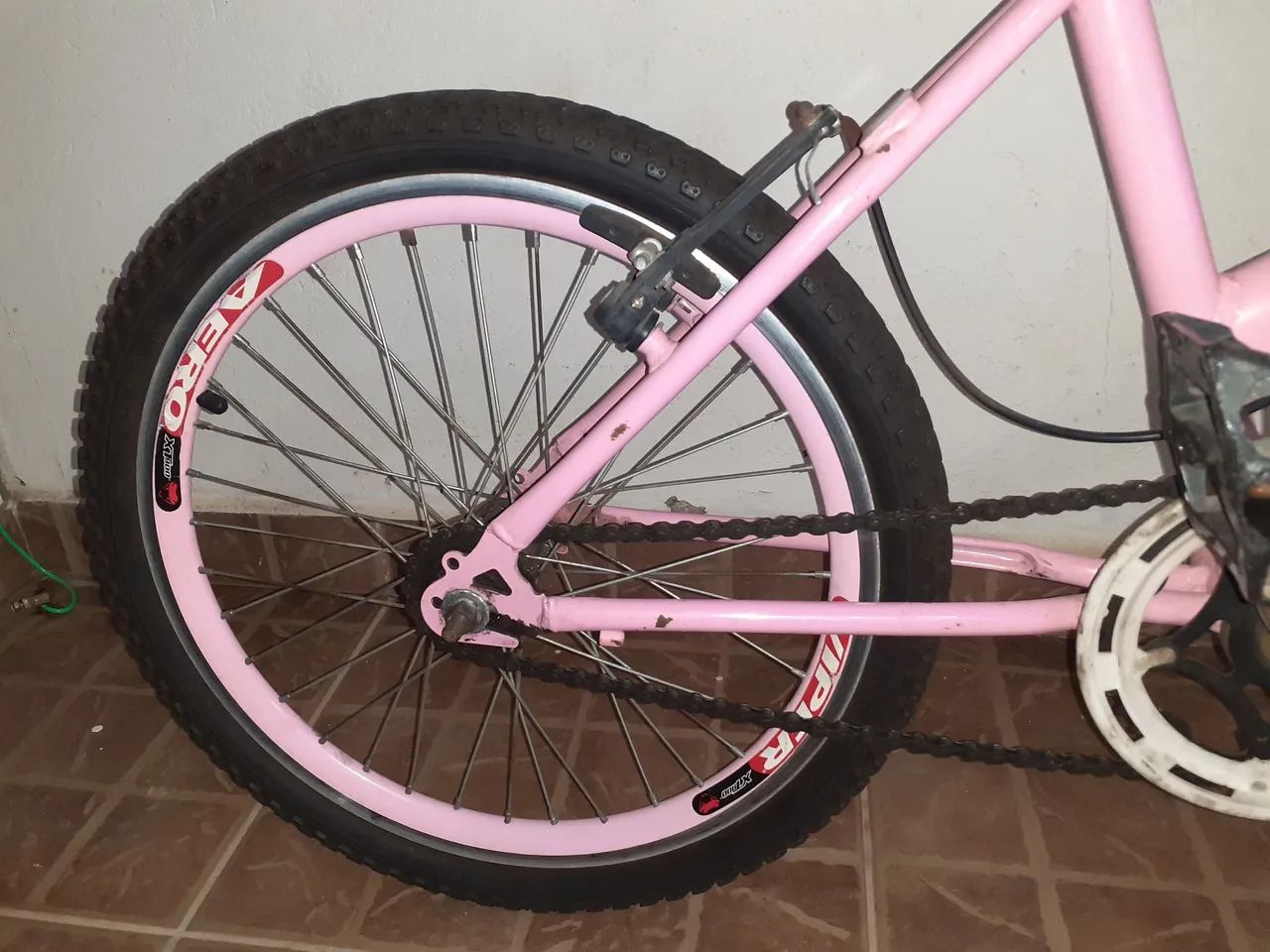 Bicicleta Infantil Princesa Rosa Aro 20 - Foto 3