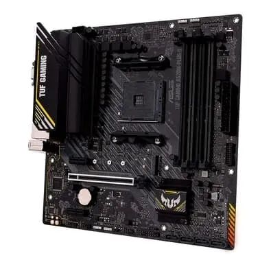 Placa-Mãe ASUS TUF GAMING A520M-PLUS II, AMD AM4, mATX, DDR4, Preto - 90MB17G0-M0EAY0 - Foto 3
