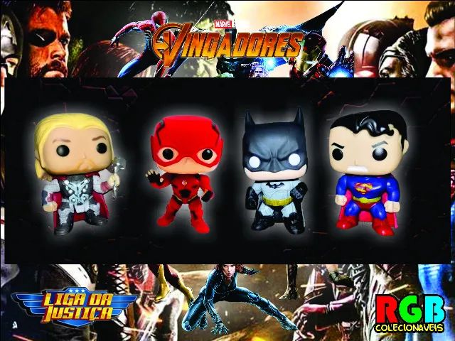 Funko Vingadores / DC III - Foto 4